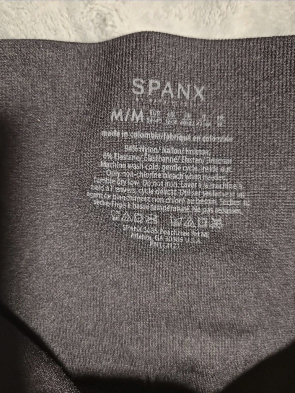 Spanx Look At Me Now Seamless Compression Leggings Black Medium FL3515 M - Picture 2 of 6